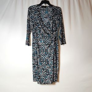 Size 10 Faux Wrap Dress